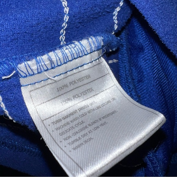 Ariat Large Blue Woman Fleece Full Zip Horseshoe Rodeo Western Cowgirl Sweater - Picture 3 of 6